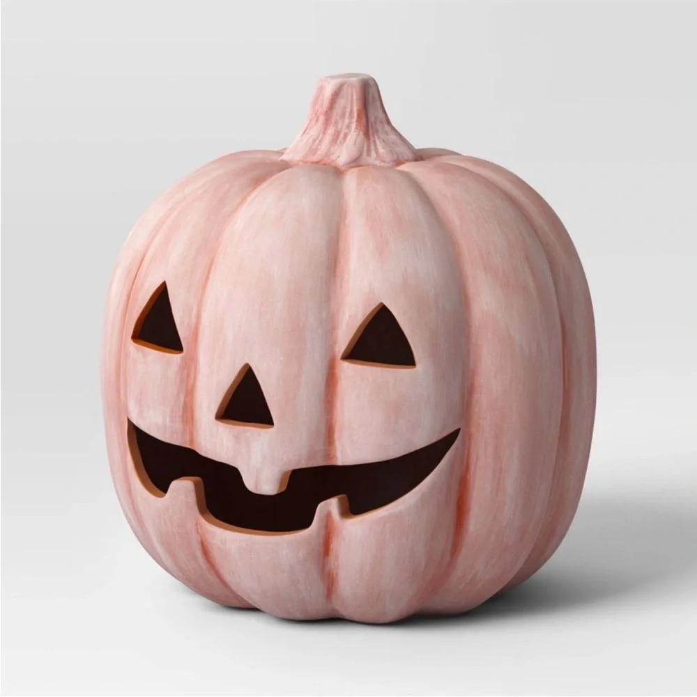 Target Hyde & EEK! Halloween Terracotta Pumpkin Jack O Lantern Decoration